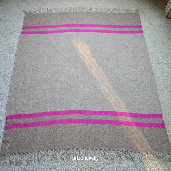 NEW alicia adams alpaca Big Sur Wrap Throw Blanket RETAIL $495 - Picture 2 of 16